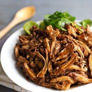 Honey Glazed Crockpot Chicken Adobo - simple pantry ingredients, hardly any hands-on time, 200 calories. | https://active-trim.today