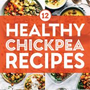 Healthy Chickpea Recipes collage pin