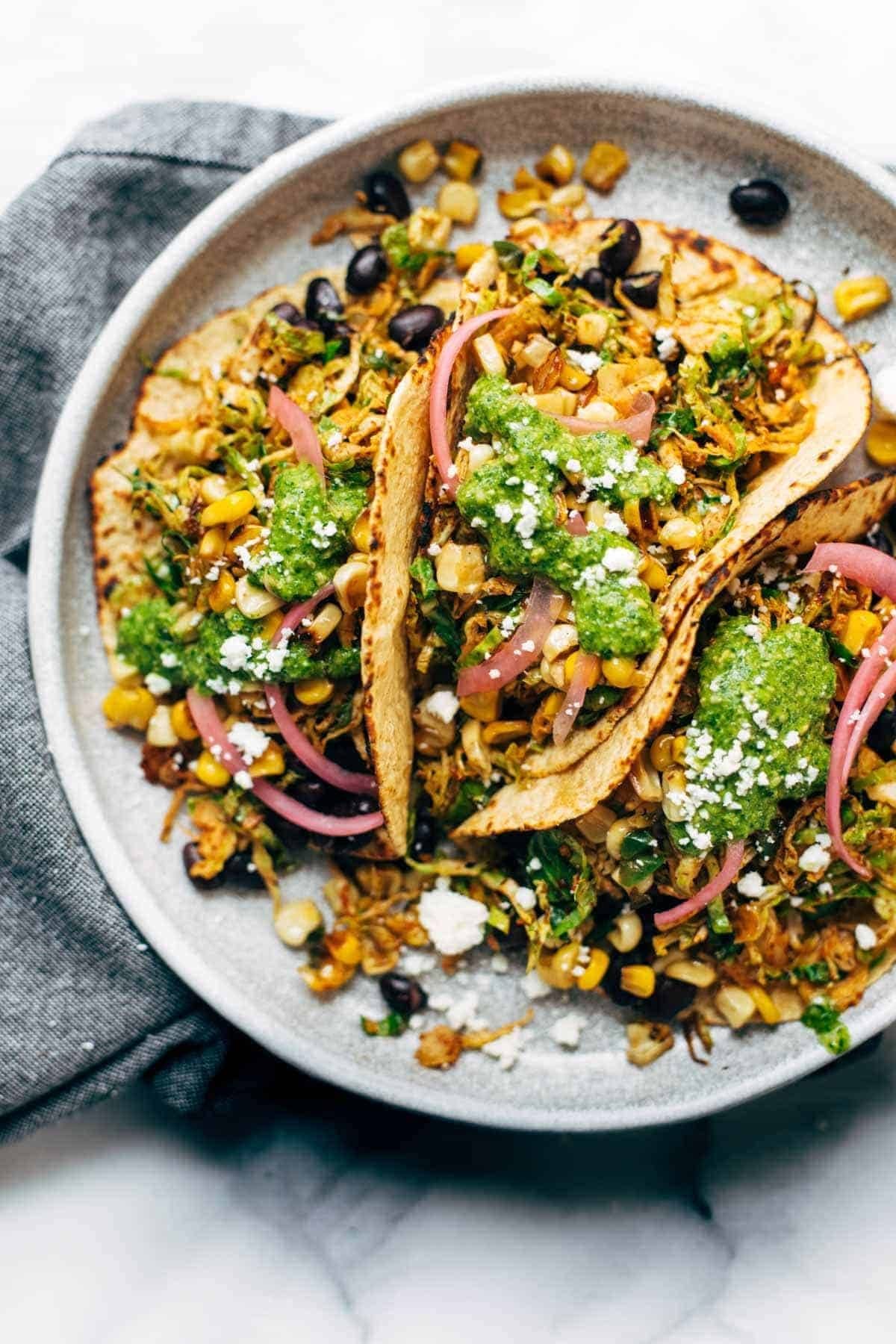 Brussels sprouts tacos.