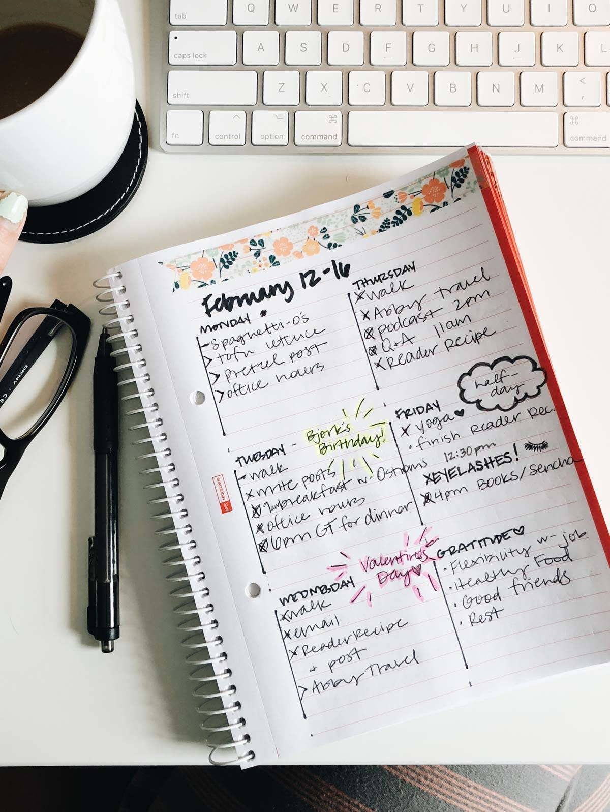 Bullet journal.