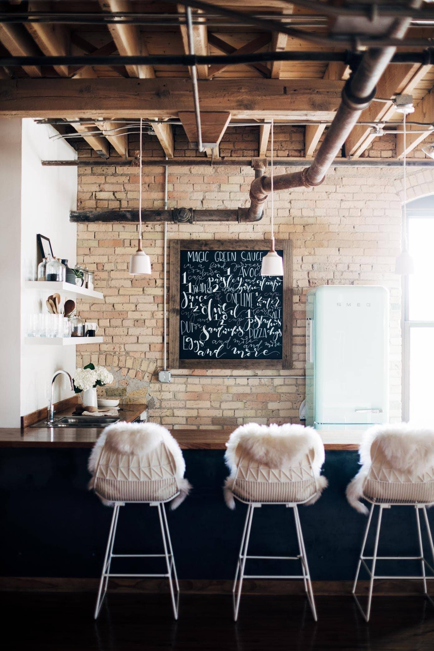 Industrial kitchen.